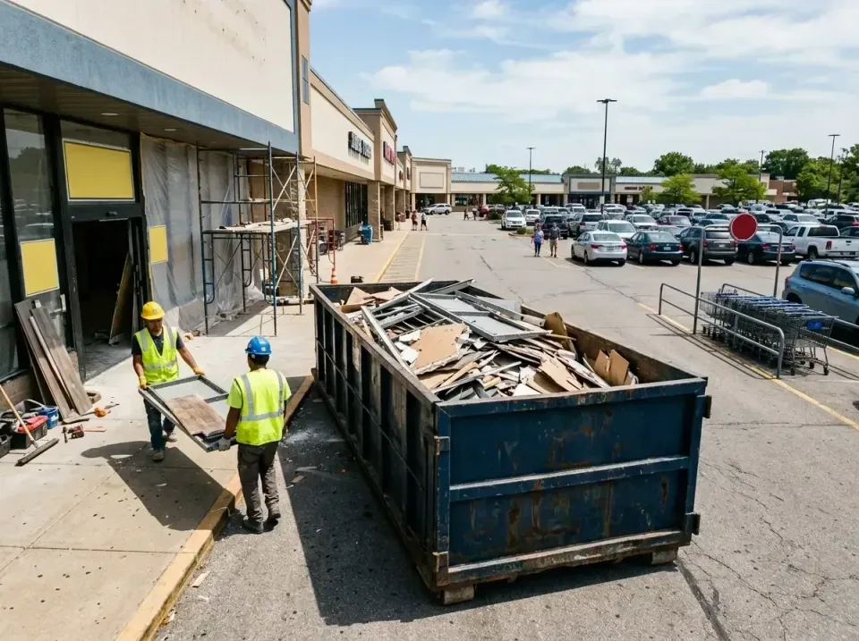 retail-store-renovation-debris-003 — frequently asked questions, Roll-off Dumpster Rentals in Sisters, OR